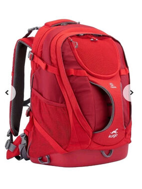 Kurgo G-Train Dog/ Cat Carrier Backpack Chili Red 25 Lbs Cap Hiking Walking $145